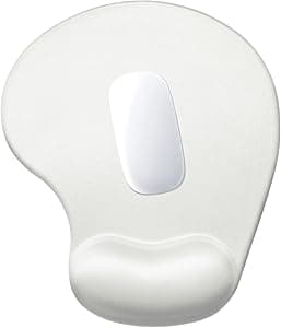 Hsurbtra Tappetino per mouse ergonomico con supporto per il polso, tappetino per mouse in gel con base antiscivolo in PU, tappetino per mouse in memory foam per alleviare il dolore, per laptop, PC,