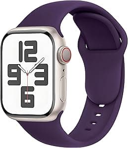 SRena SBC1 for Cinturino Apple Watch 38 40 41 42 44 45 46 mm,Ultra e Ultra 2,SE,Serie 7/8/9/10 - Compatibile con Tutti i Modelli,Viola Imperiale