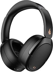 Edifier WH950NB Hybrid Active Noise Cancelling Cuffie -LDAC Codec con audio Hi-Res e Custom EQ tramite app dopo 55H Playtime con cuffie pieghevoli wireless Over-Ear Bluetooth V5.3 – Nero